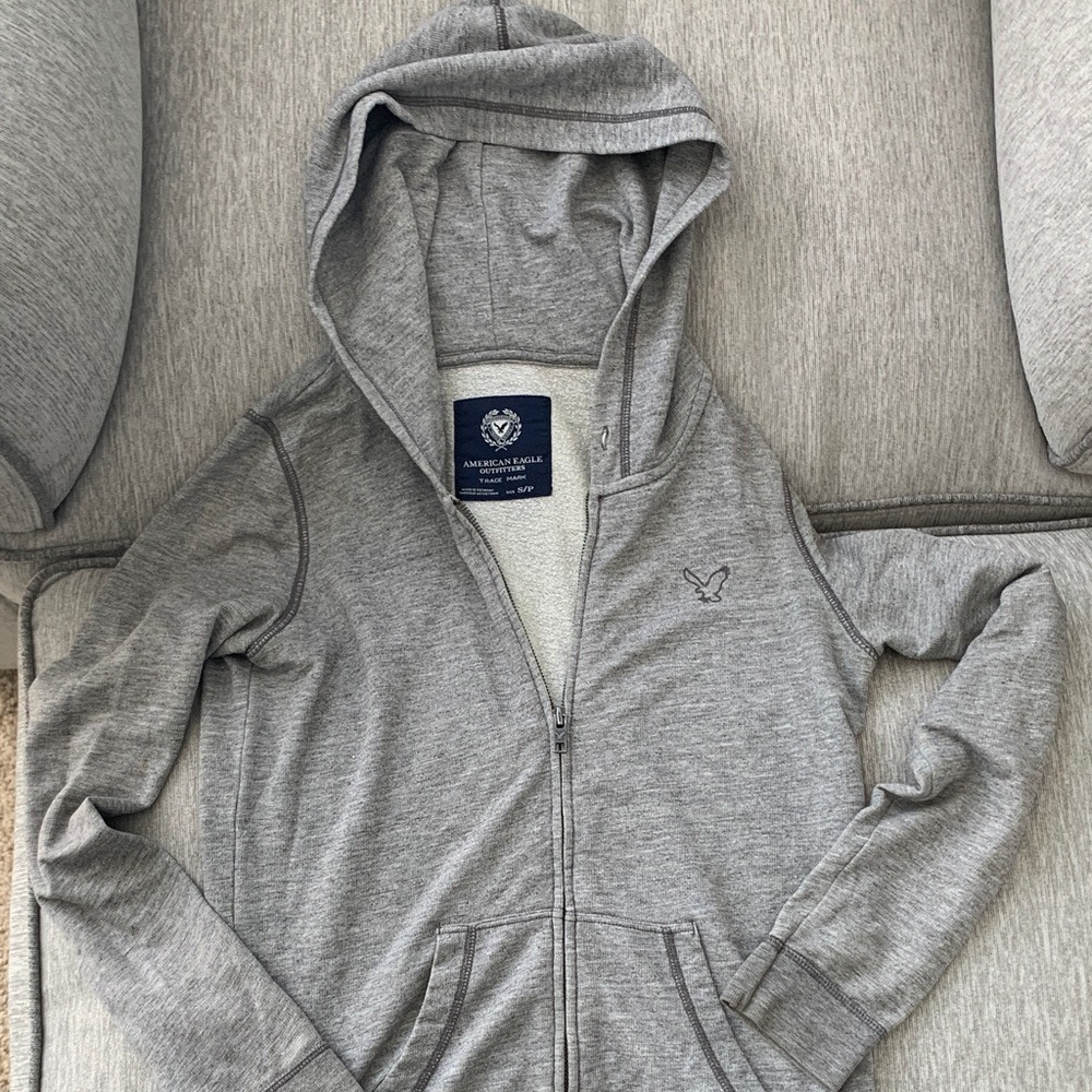 American Eagle Outfitters Heather Gray Hoodie